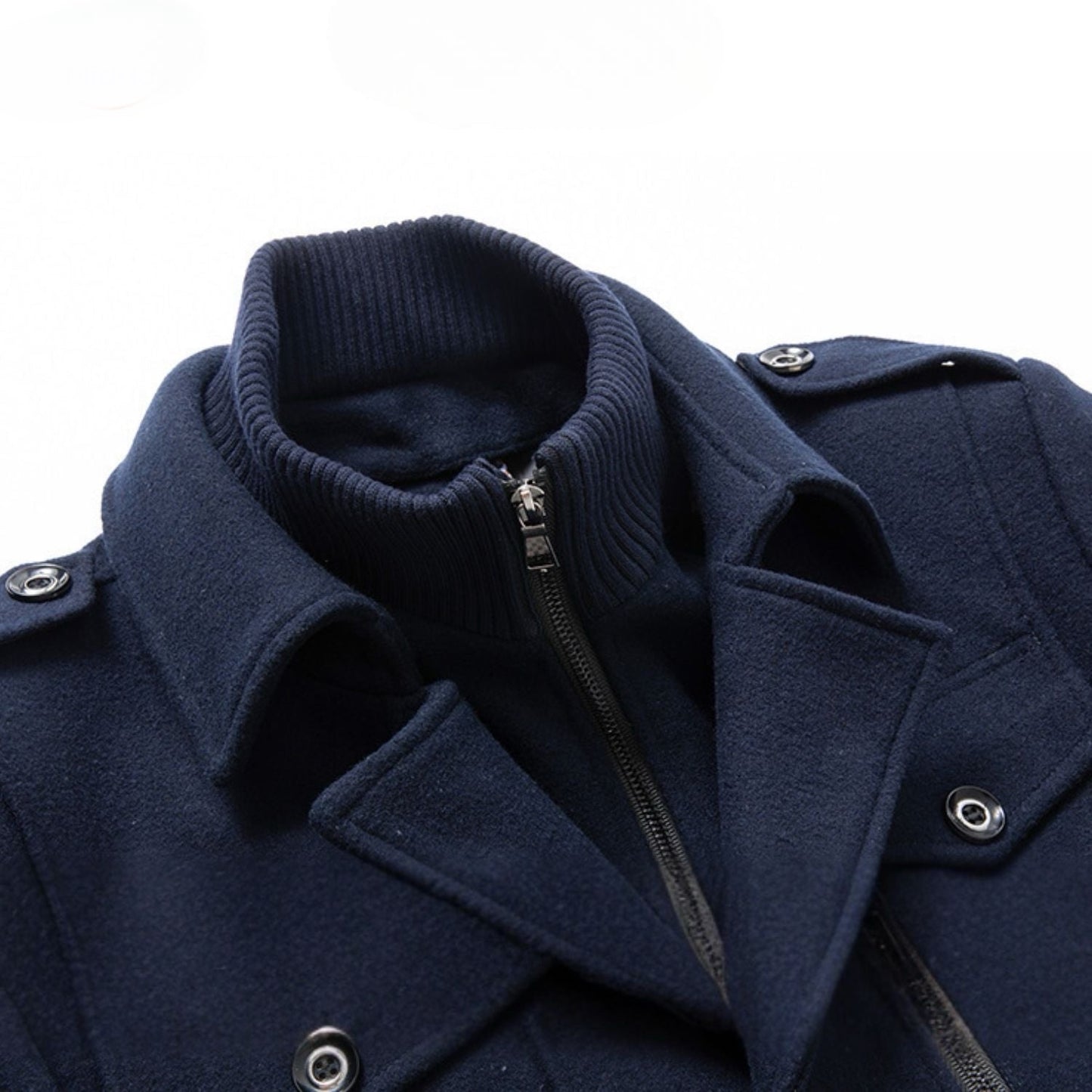 WoolGuard™ Peaky Blinders žieminis paltas | Prabangus dvigubos apykaklės vyriškas paltas