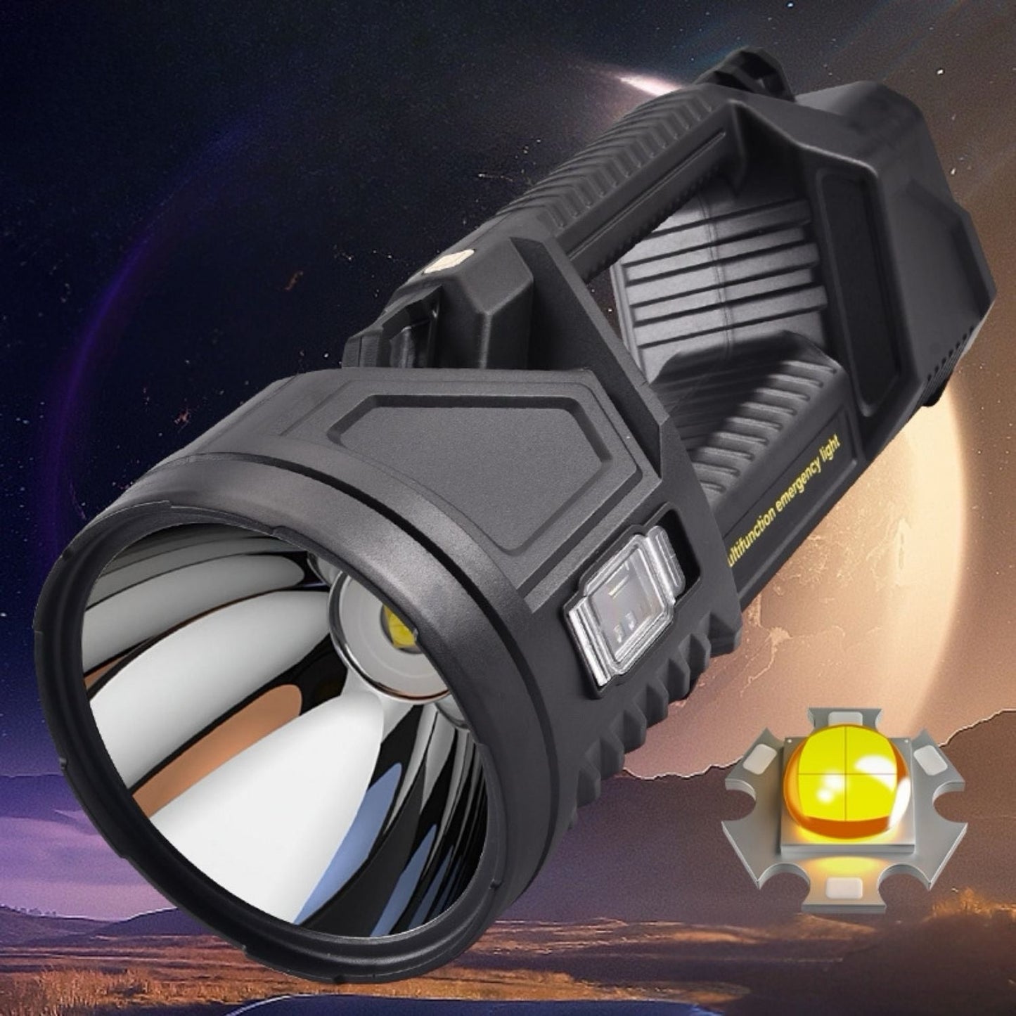 PowerBeam™ Super žibintuvėlis | Itin ryškus • 6000 mAh • 500 m nuotolis