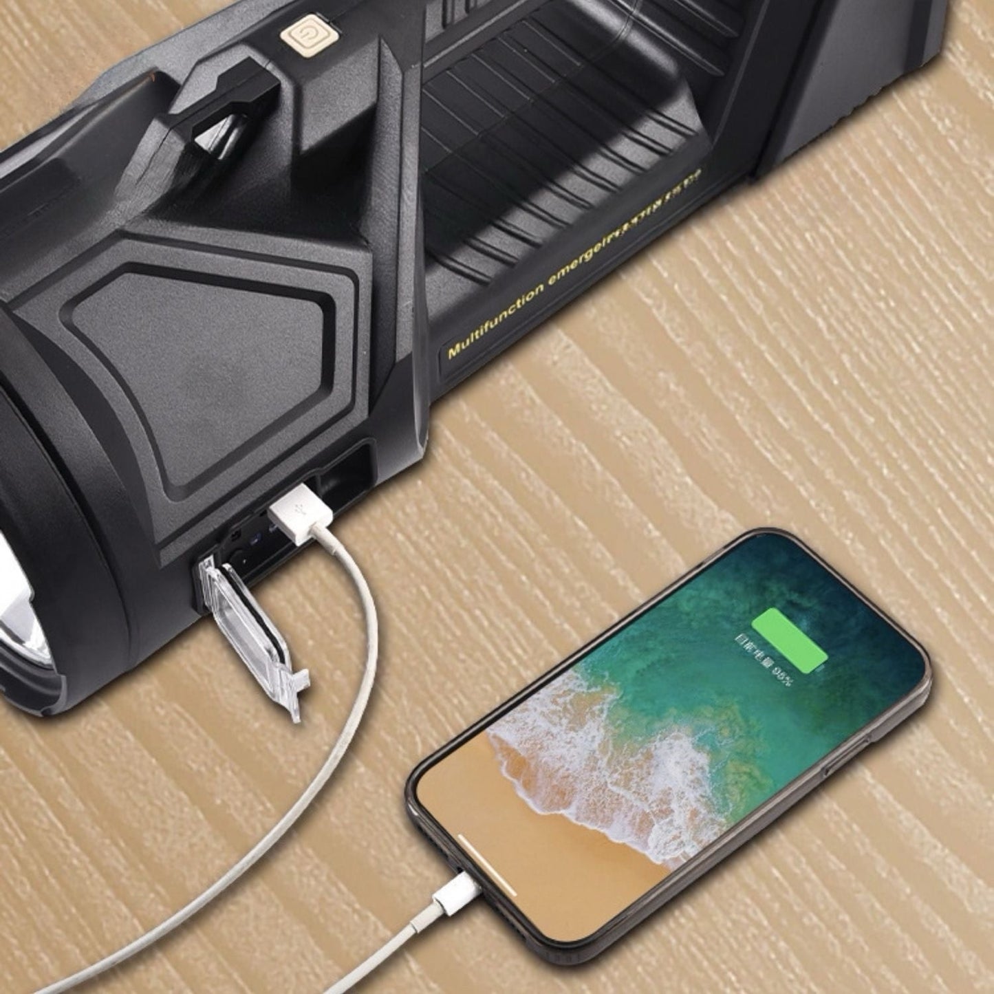 PowerBeam™ Super žibintuvėlis | Itin ryškus • 6000 mAh • 500 m nuotolis