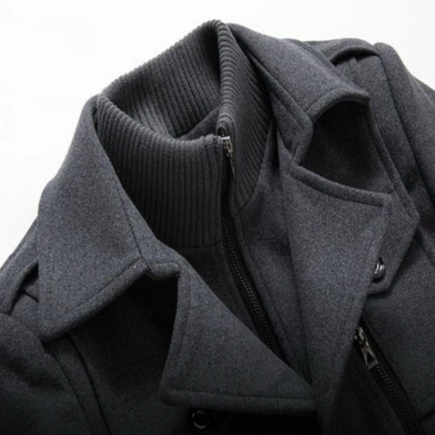 WoolGuard™ Peaky Blinders žieminis paltas | Prabangus dvigubos apykaklės vyriškas paltas