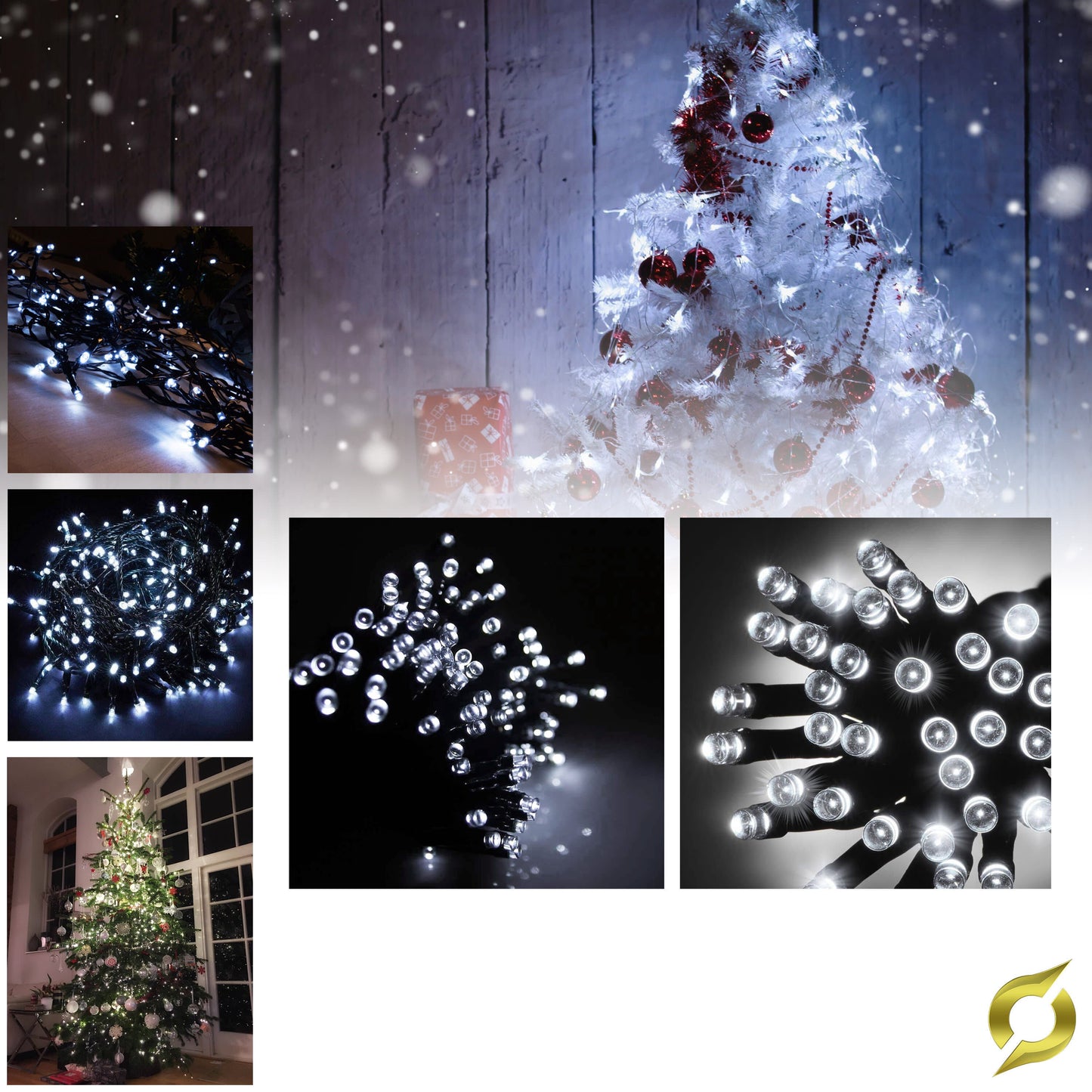 LED kalėdinės girliandos