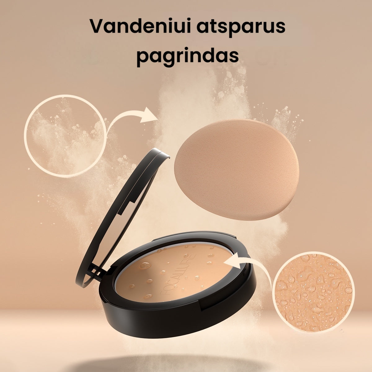 Spalvą koreguojantis pagrindas
