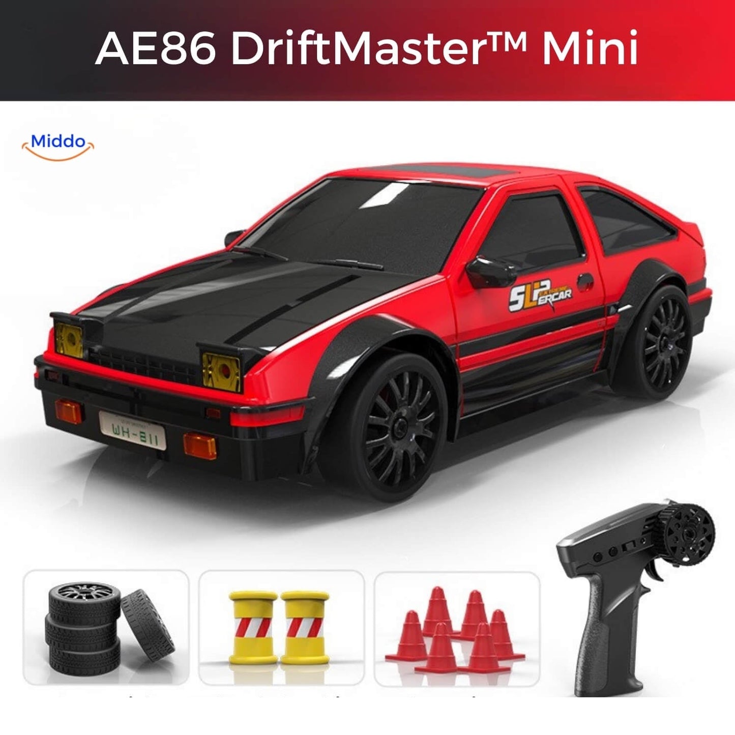 DriftMaster™ GTR | 4WD Drift RC žaislinis automobilis 🚗💨