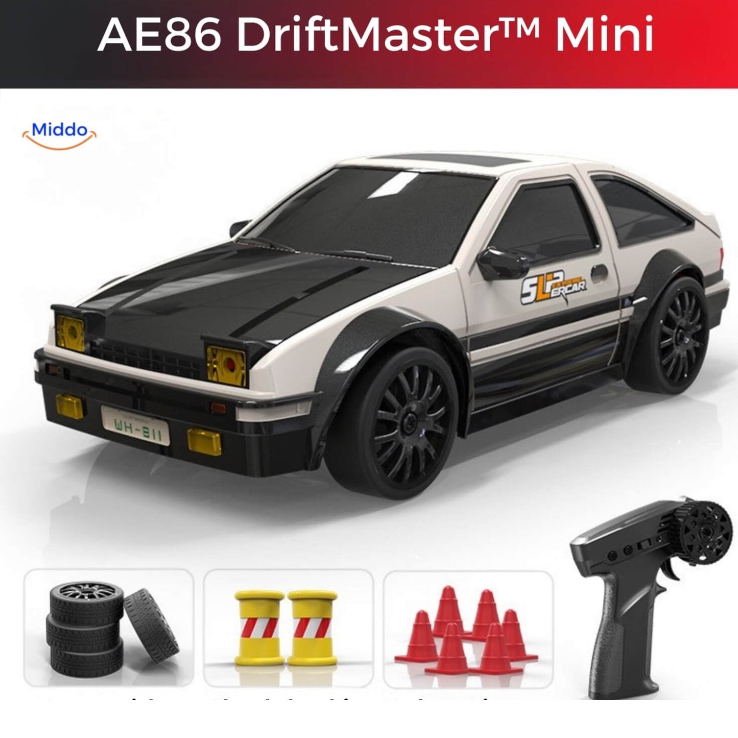 DriftMaster™ GTR | 4WD Drift RC žaislinis automobilis 🚗💨