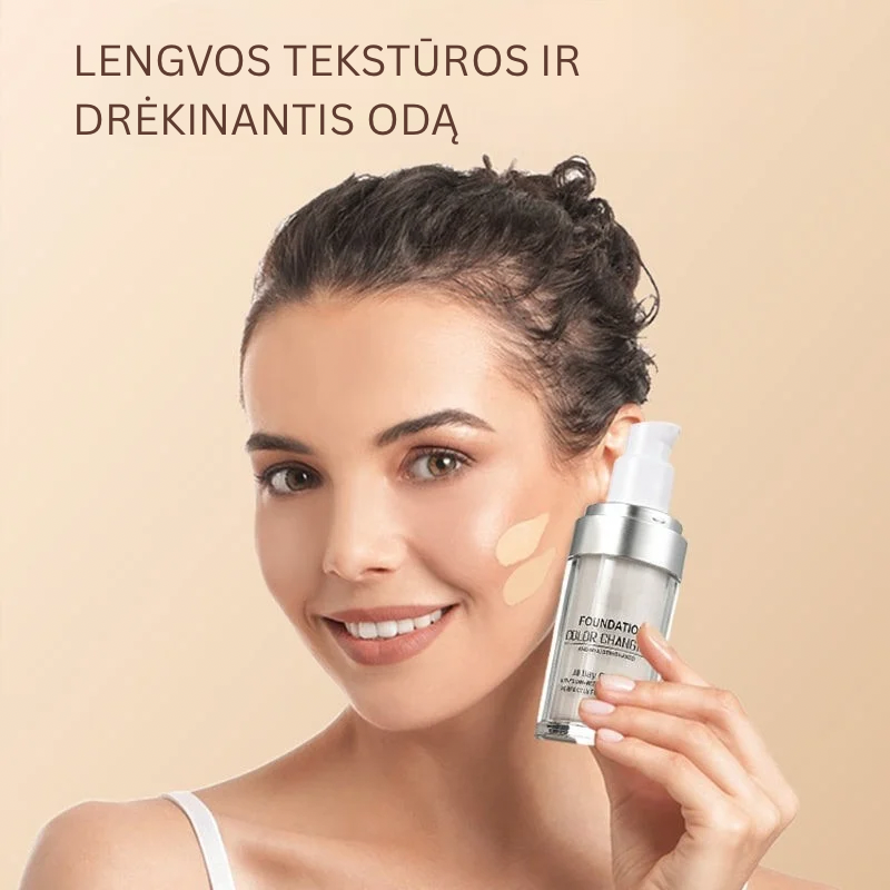 ✨ Geriausias spalvą keičiantis toninis kremas brandžiai odai