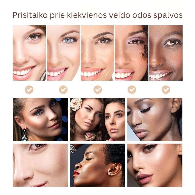 ✨ Geriausias spalvą keičiantis toninis kremas brandžiai odai