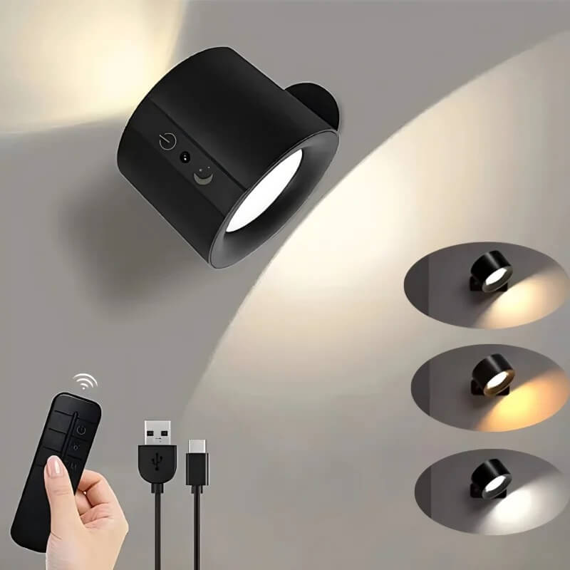 NordLamp – Magnetinė LED sieninė lempa su dviem šviesos šaltiniais | Lankstus apšvietimas kiekvienam namų kampui