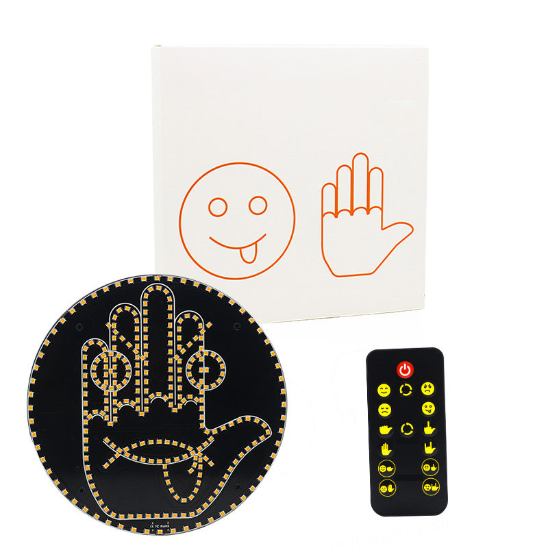 ⭐ Išraiškų ir gestų LED švieslentė automobilio galiniam langui ⭐