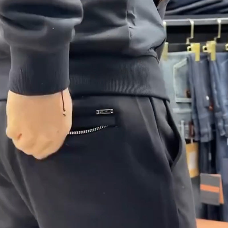 Vyriškas laisvalaikio švarkas ir kelnės, dviejų dalių komplektas🔥