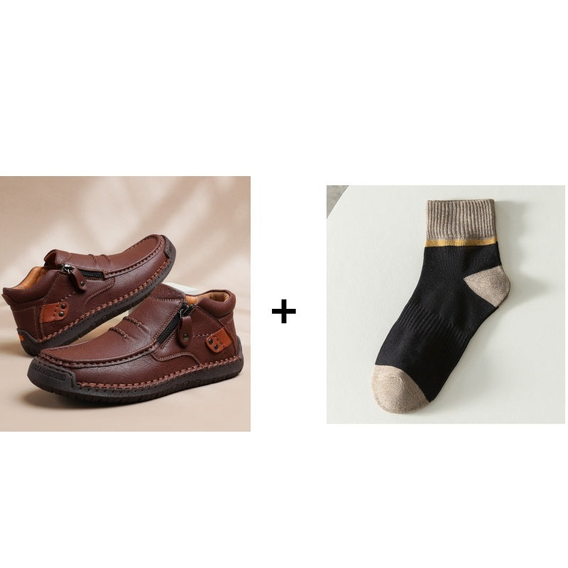 Retro lauko stiliaus vyriški PU batai