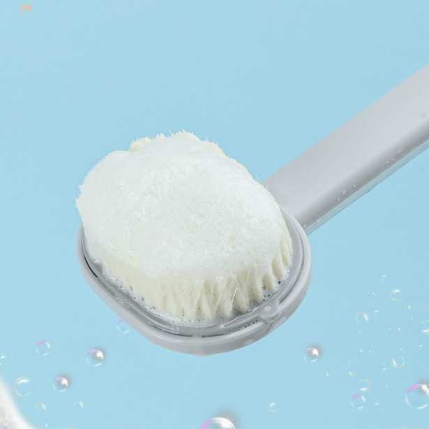 🧼 Family Essentials™ Ilgo kotelio vonios masažinis valymo šepetys