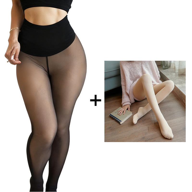 Figūrą formuojančios tamprės su dirbtiniu kailiuku ir vientisa siūle