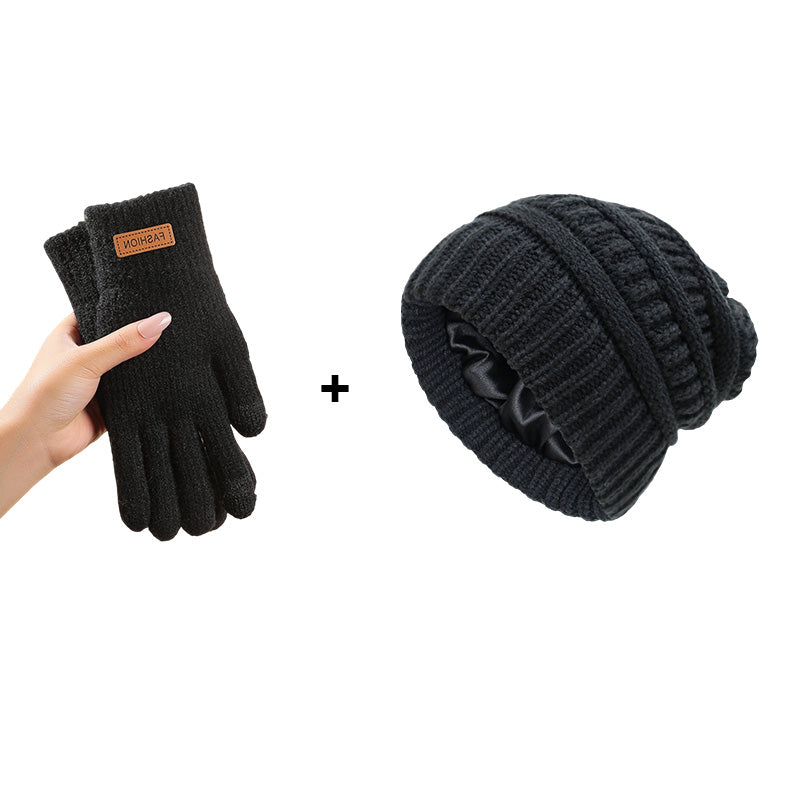 Šiltos, termo megztos lietimui jautrios pirštinės