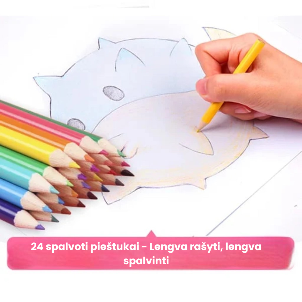 💗Prabangus kūrybinis rinkinys 6 viename 🎁 Geriausia dovana vaikams