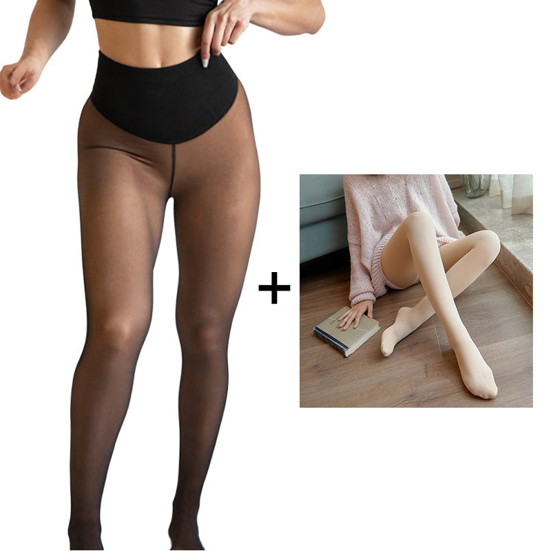 Figūrą formuojančios tamprės su dirbtiniu kailiuku ir vientisa siūle