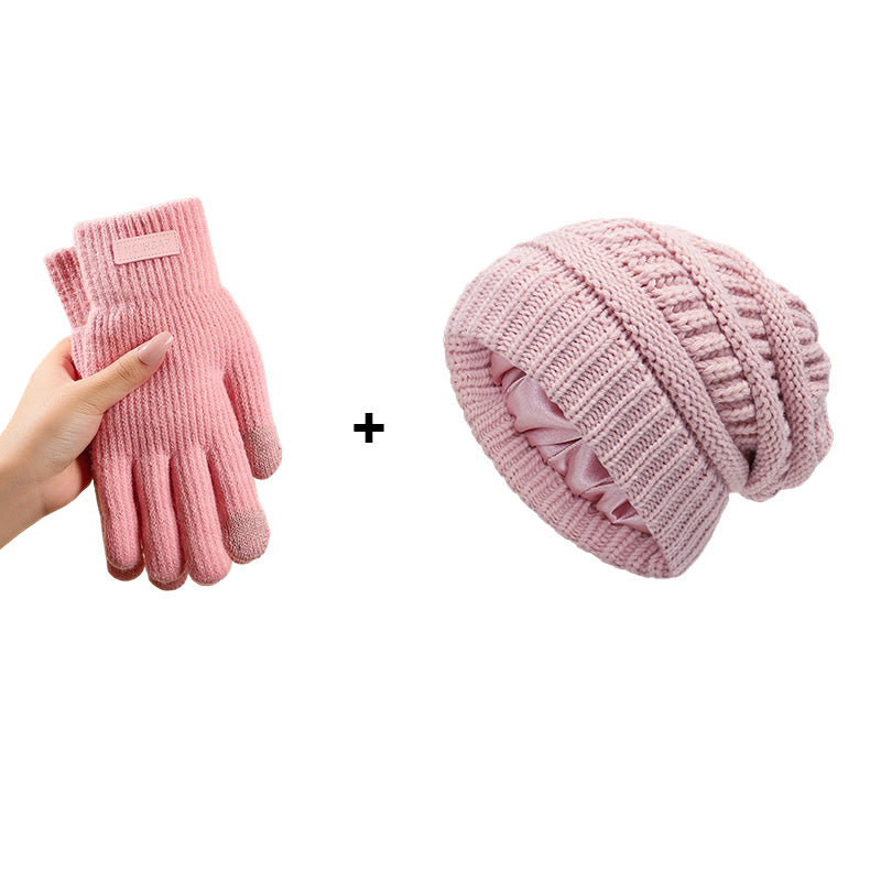 Šiltos, termo megztos lietimui jautrios pirštinės