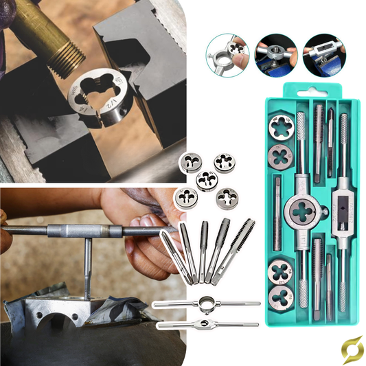 Sriegiklių ir sriegpjovių komplektas