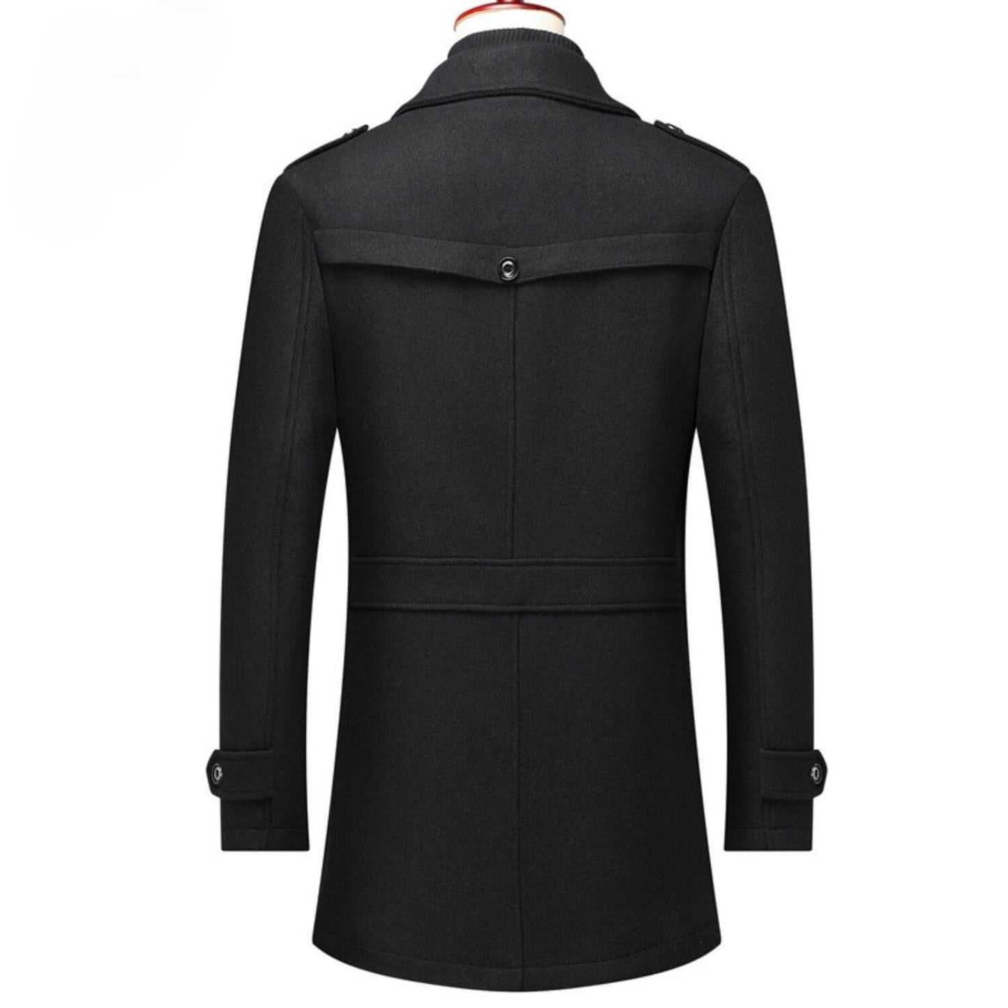 WoolGuard™ Peaky Blinders žieminis paltas | Prabangus dvigubos apykaklės vyriškas paltas