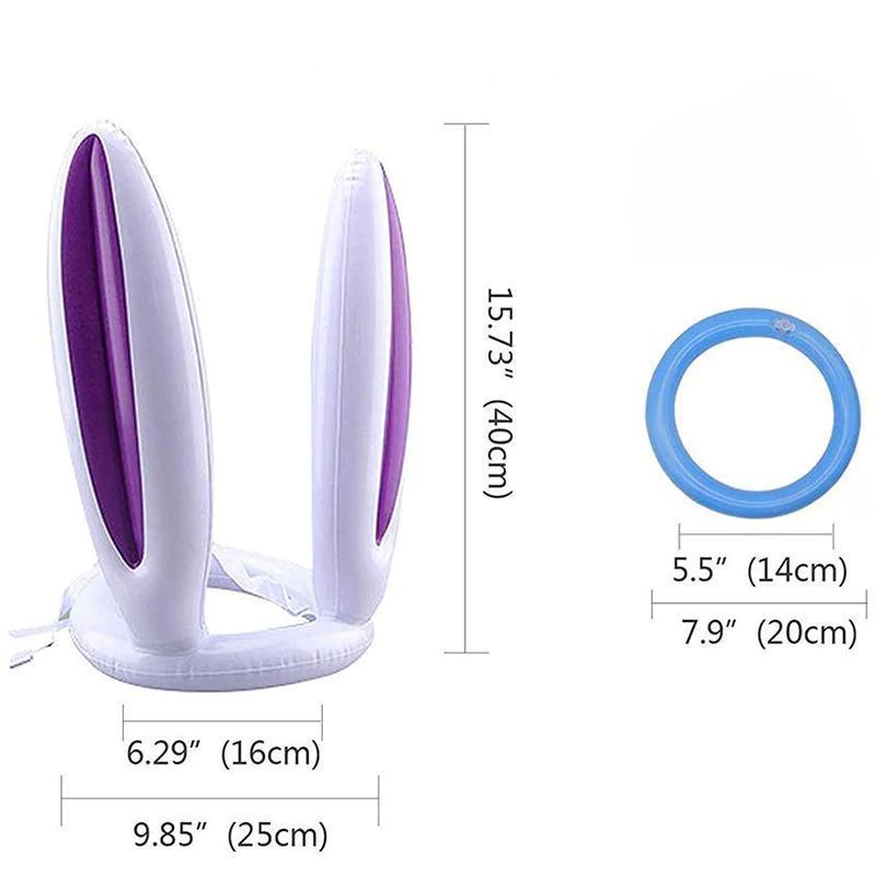 🎉 Kalėdinis žaidimas „Ragų metimas“ – pripučiami briedžių ragai