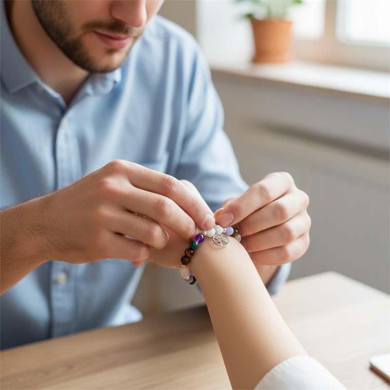 Apyrankė su dvylika zodiako akmenų