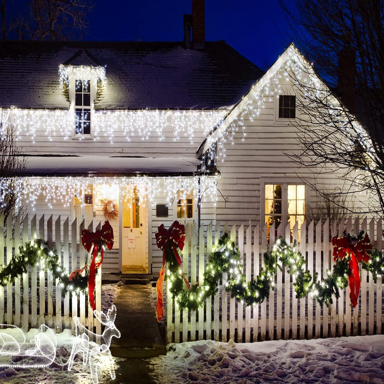 LED ledo varvekliai – kabančios krentančios lemputės