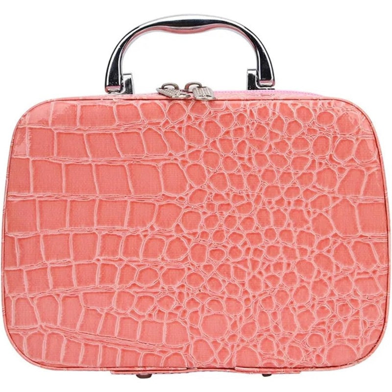 CraftVault nešiojamas siuvimo rinkinys dirbtinės odos dėkle