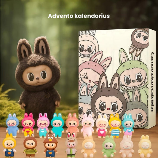 🎁Labubu mažųjų monstriukų Kalėdų advento kalendorius 2025