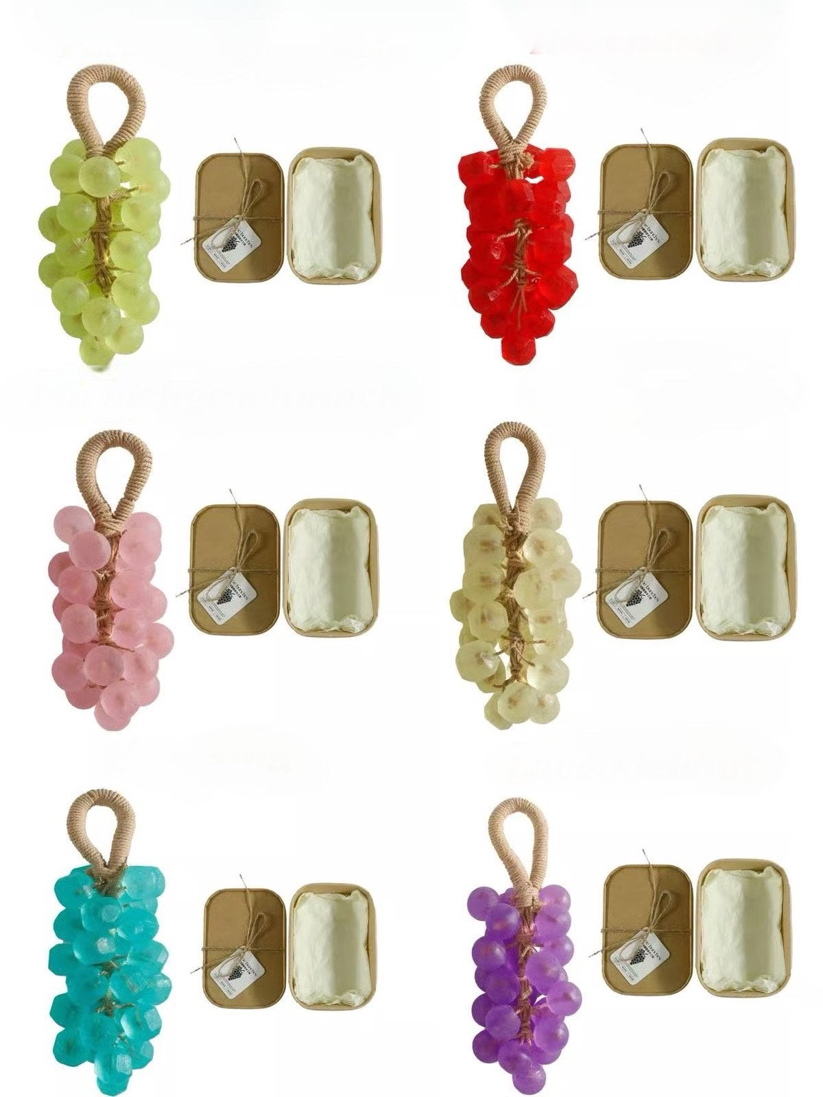 🔥 Originalus rankų darbo kristalinių vynuogių muilas – švelnus valomasis muilas