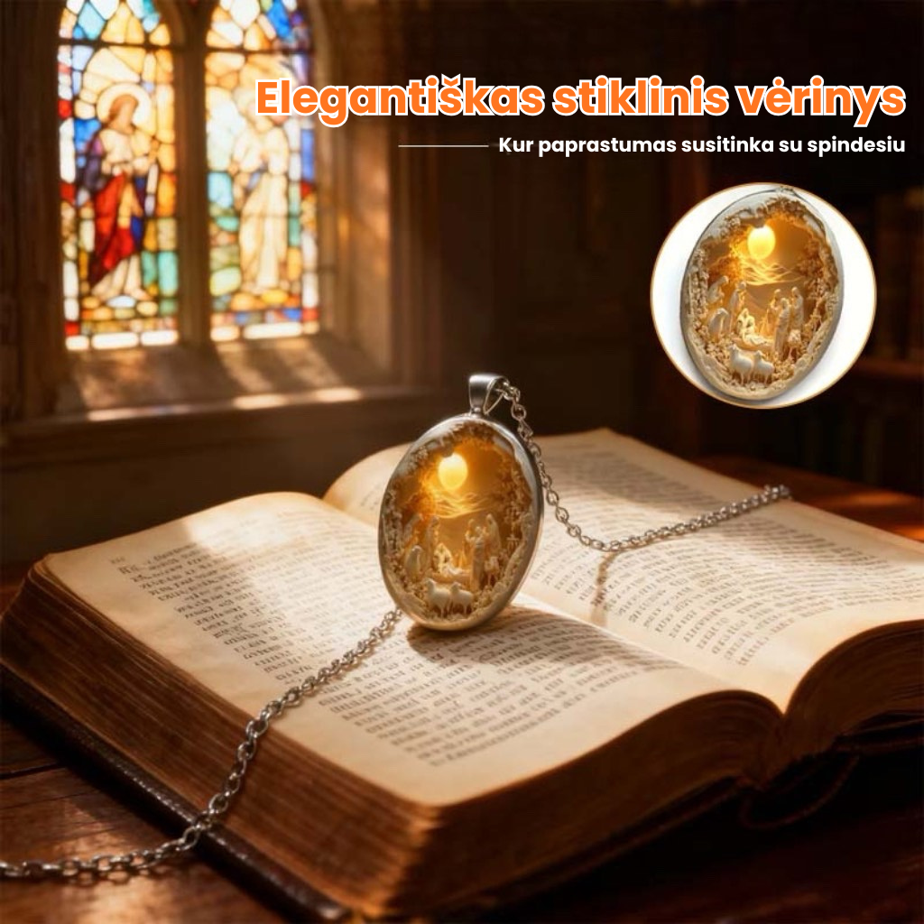 Šventoji žemė, tikėjimo spindesys – Kalėdiniai miniatiūriniai pakabukai