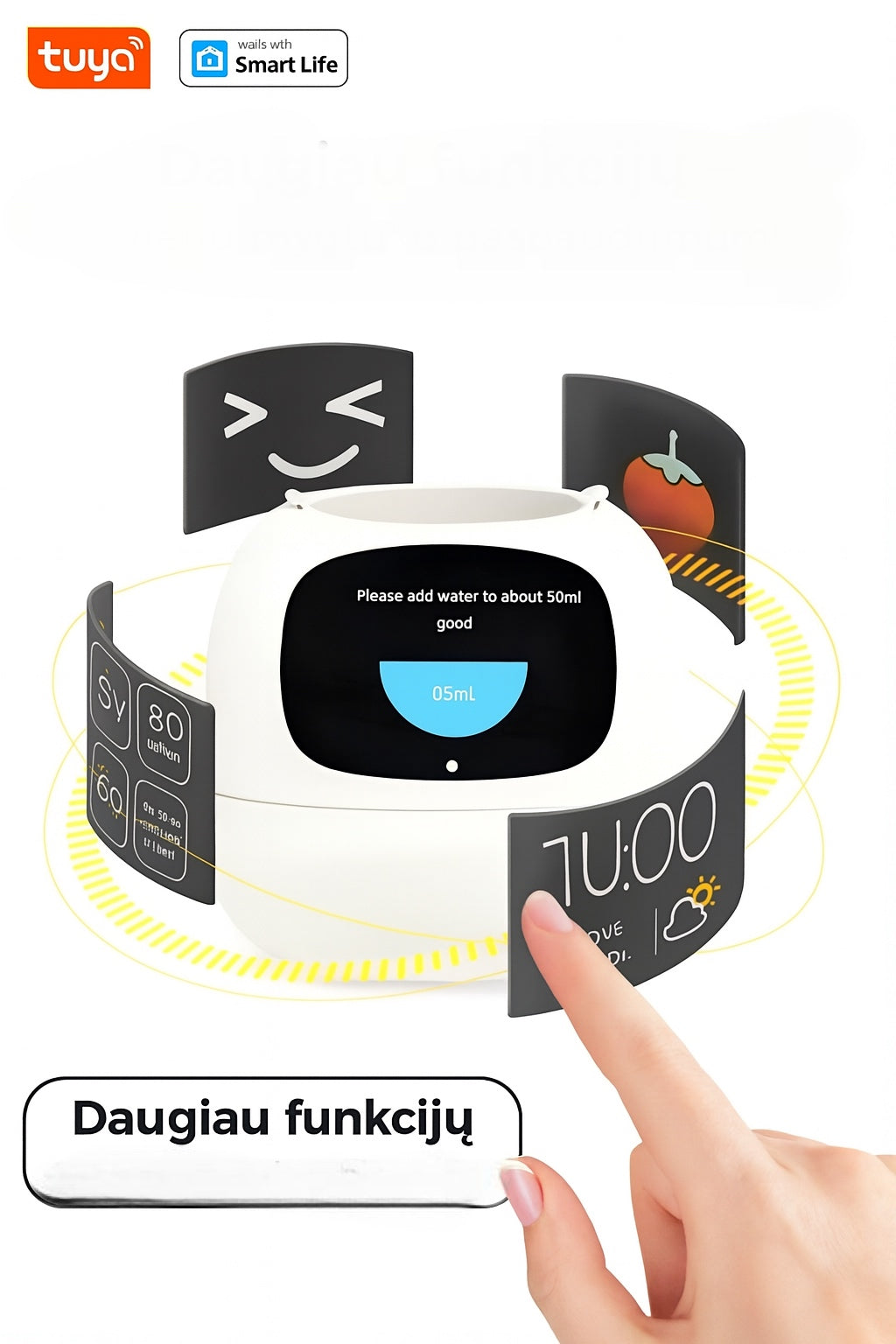 Happy Ivy™ – IŠMANUS vazonas automatinės augalų priežiūros sistemai