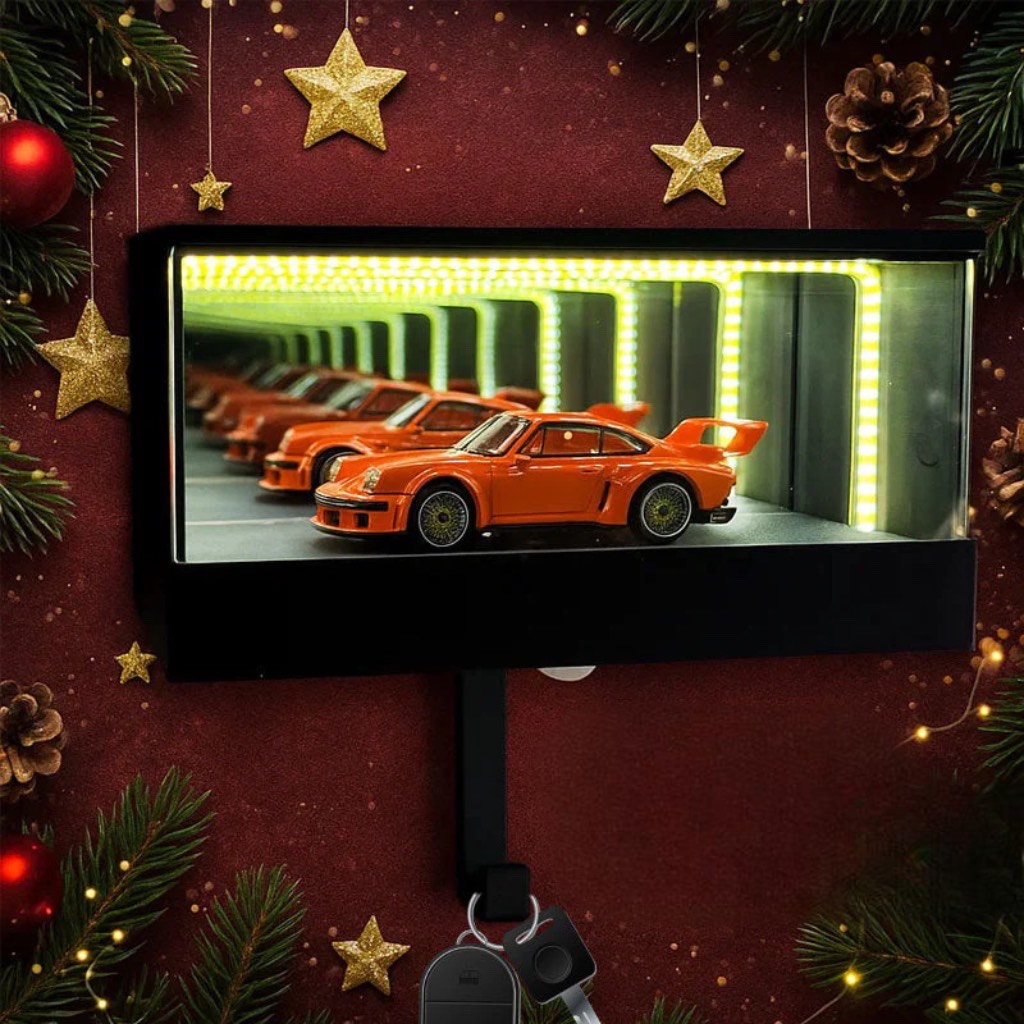 🎅 Begalybės garažo raktų pakabukas