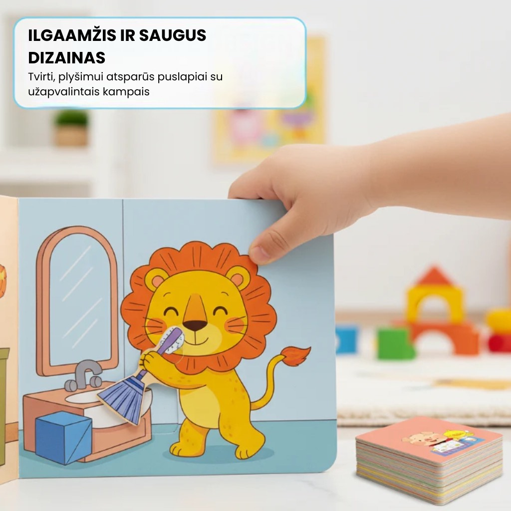 10 interaktyvių paveikslėlių knygelių patiems mažiausiems📚 | Patrauk, pastumk ir atrask pasaulį, pilną staigmenų!👶✨