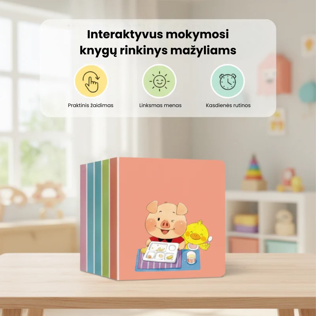 10 interaktyvių paveikslėlių knygelių patiems mažiausiems📚 | Patrauk, pastumk ir atrask pasaulį, pilną staigmenų!👶✨