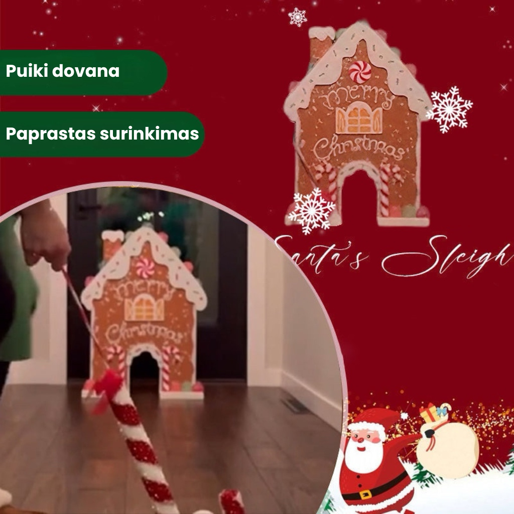 🎁 Imbierinių sausainių golfo žaidimas