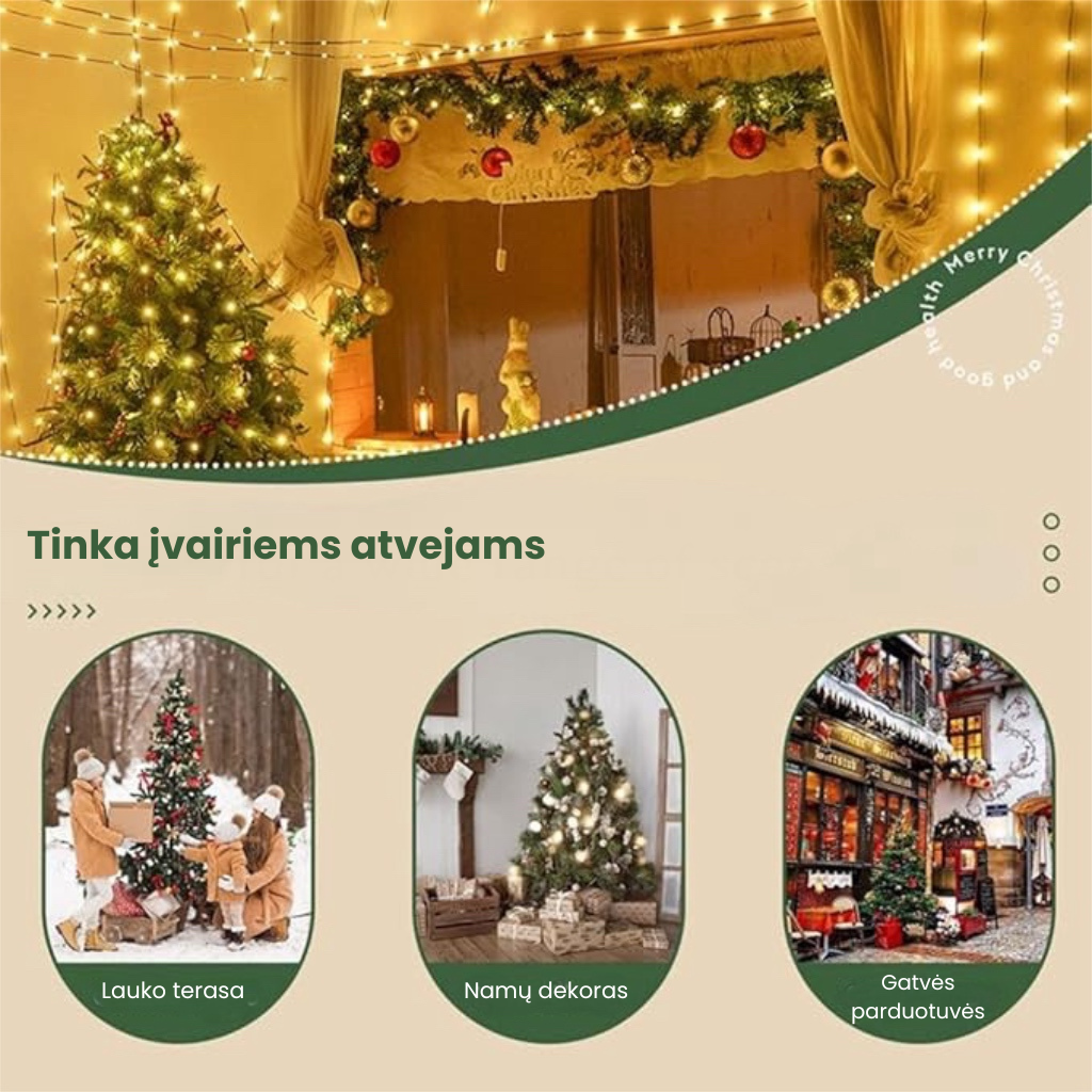 🎄🎁Karštas kalėdinis išpardavimas – šventinės Kalėdų dekoracijos