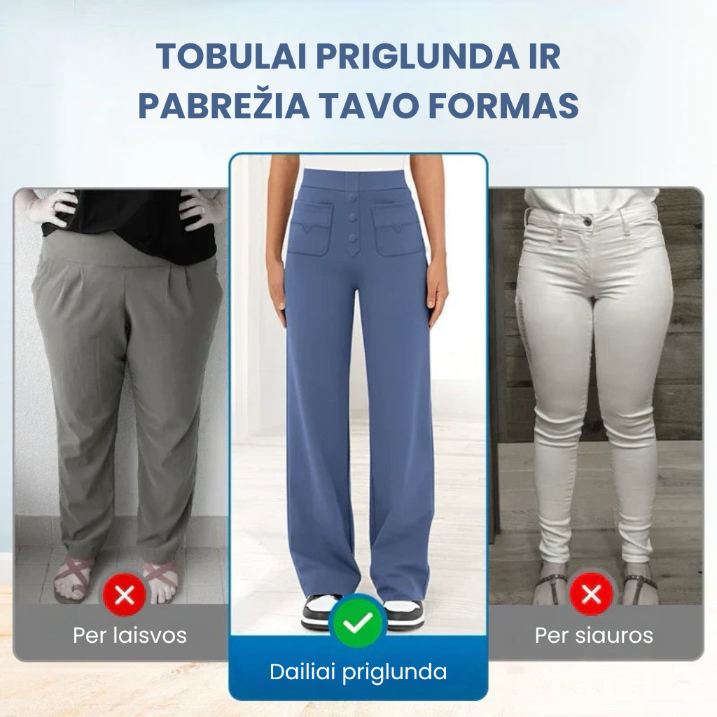 💖 Moteriškos tamprės – tamprios, patogios ir kasdieniškos kelnės