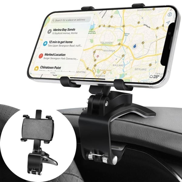 Pasukamas 360 laipsnių automobilio telefono laikiklis