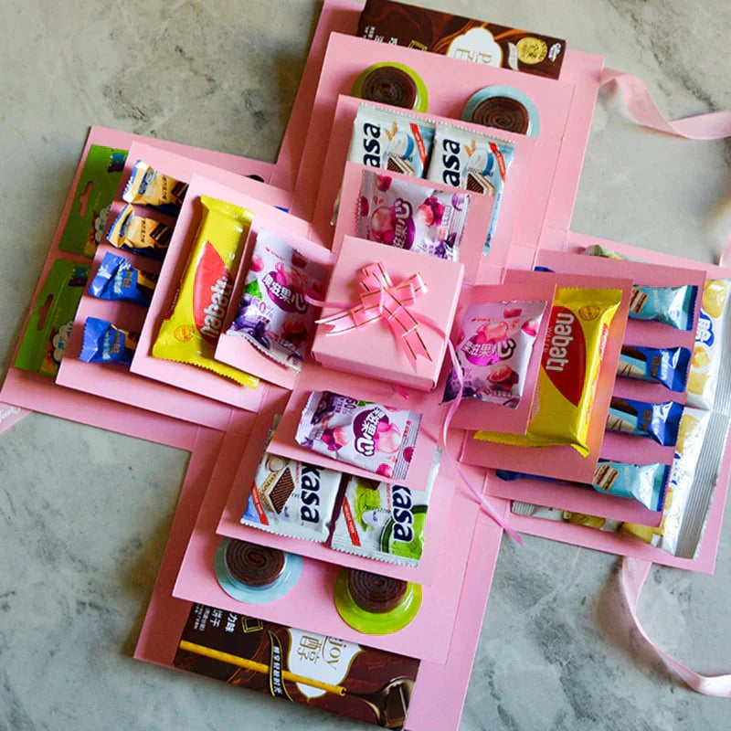 🎁 Sprogstanti staigmenų dėžutė – asmeniška dovana su meile