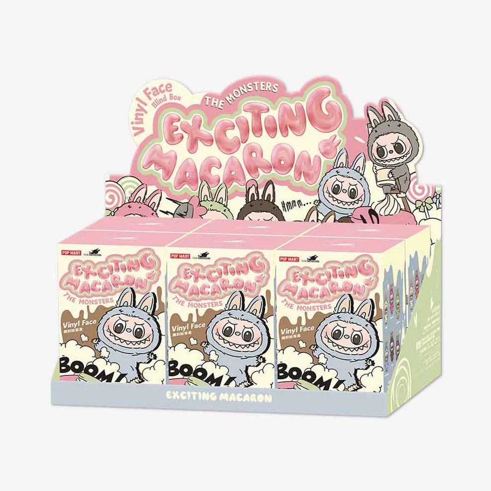 LABUBU | Pakabukas "Exciting Macaron" kolekcijos slapta dėžutė Pop Mart
