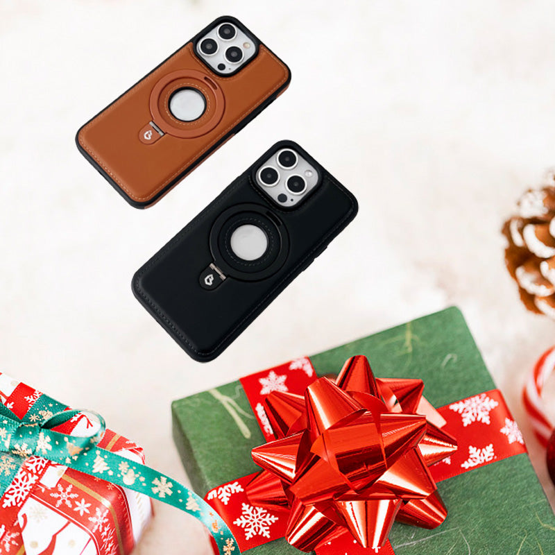 ✨✨✨Prabangus „iPhone“ dėklas su nematoma dirbtinės odos atrama
