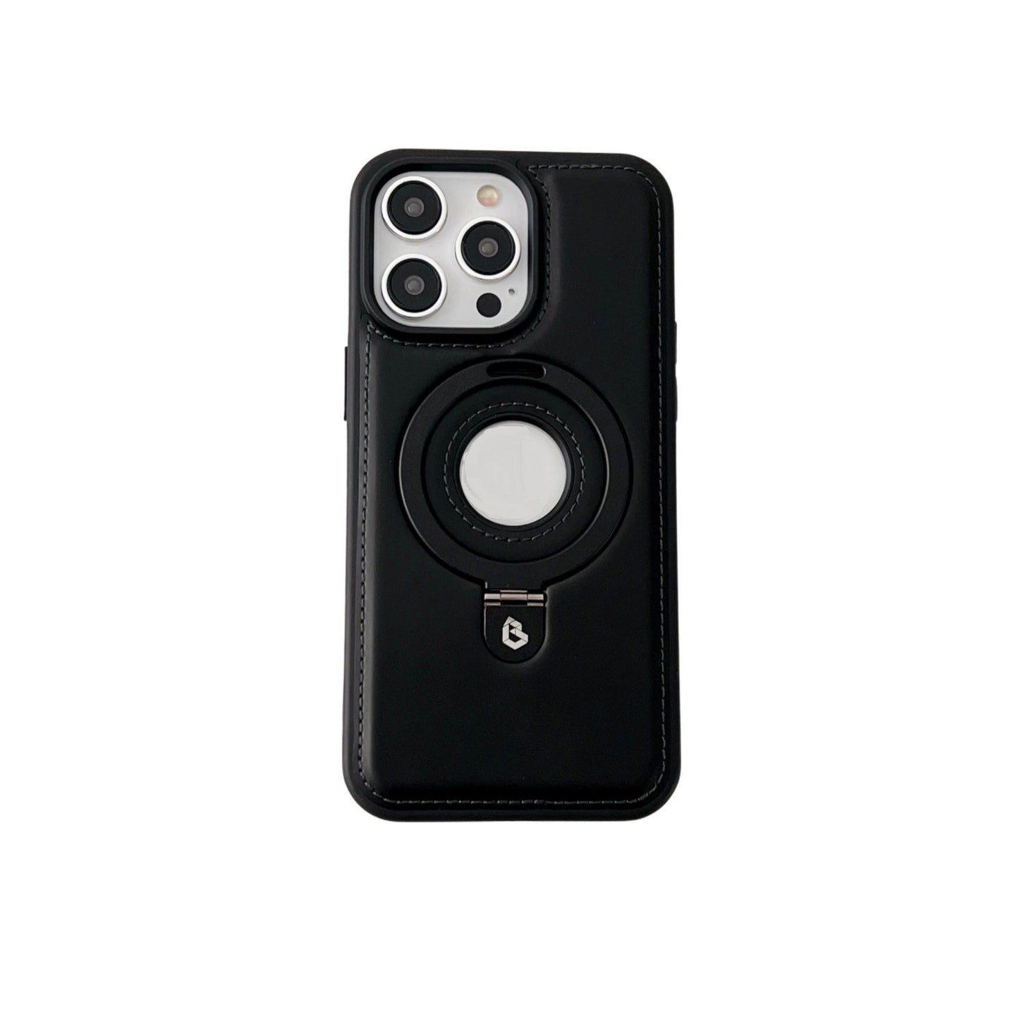 ✨✨✨Prabangus „iPhone“ dėklas su nematoma dirbtinės odos atrama