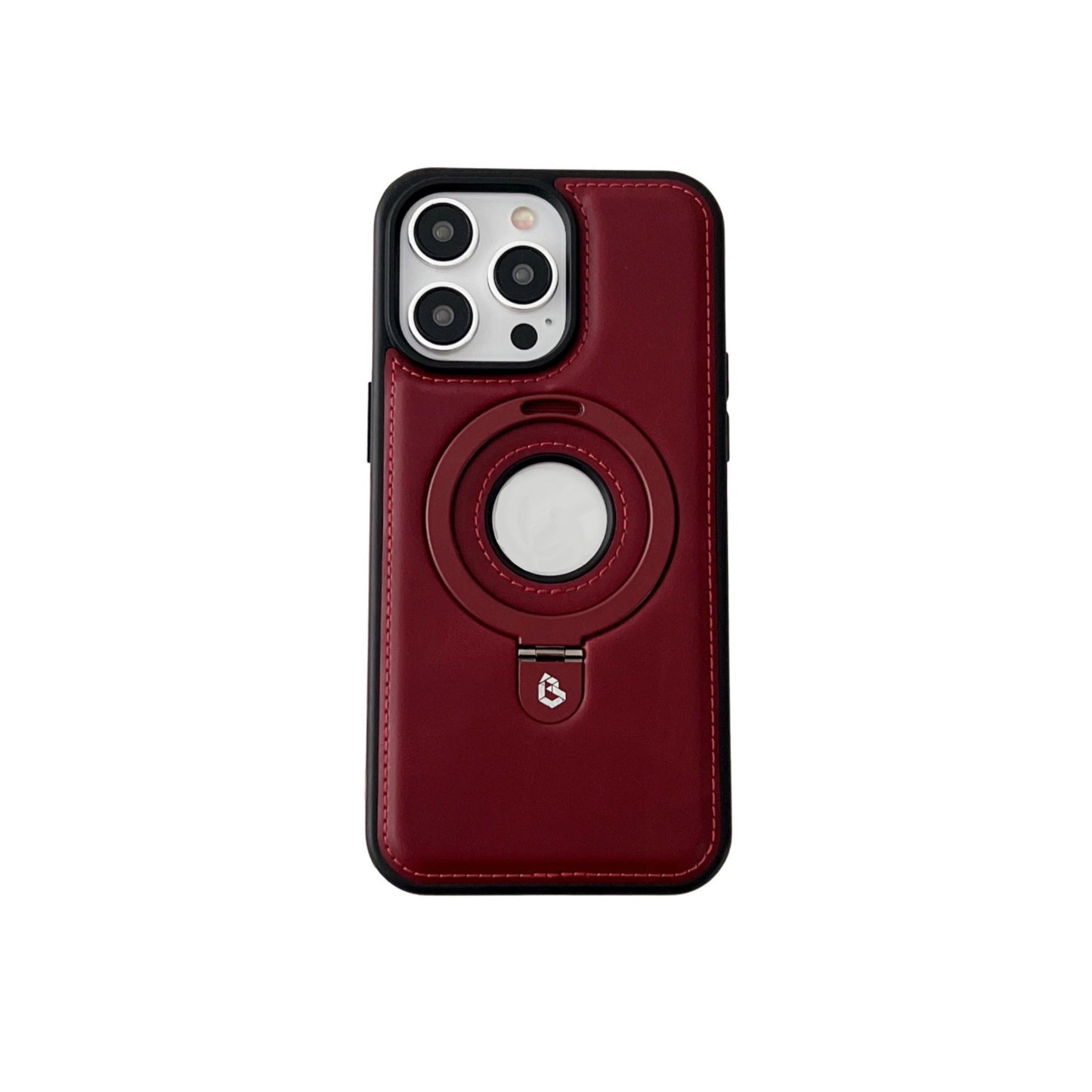 ✨✨✨Prabangus „iPhone“ dėklas su nematoma dirbtinės odos atrama