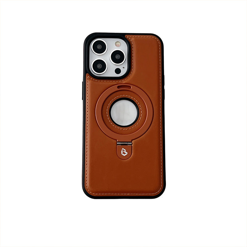 ✨✨✨Prabangus „iPhone“ dėklas su nematoma dirbtinės odos atrama