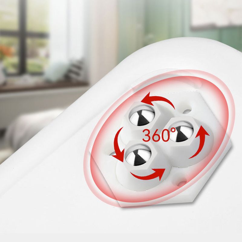 360° besisukantys ratai su trimis ratukais