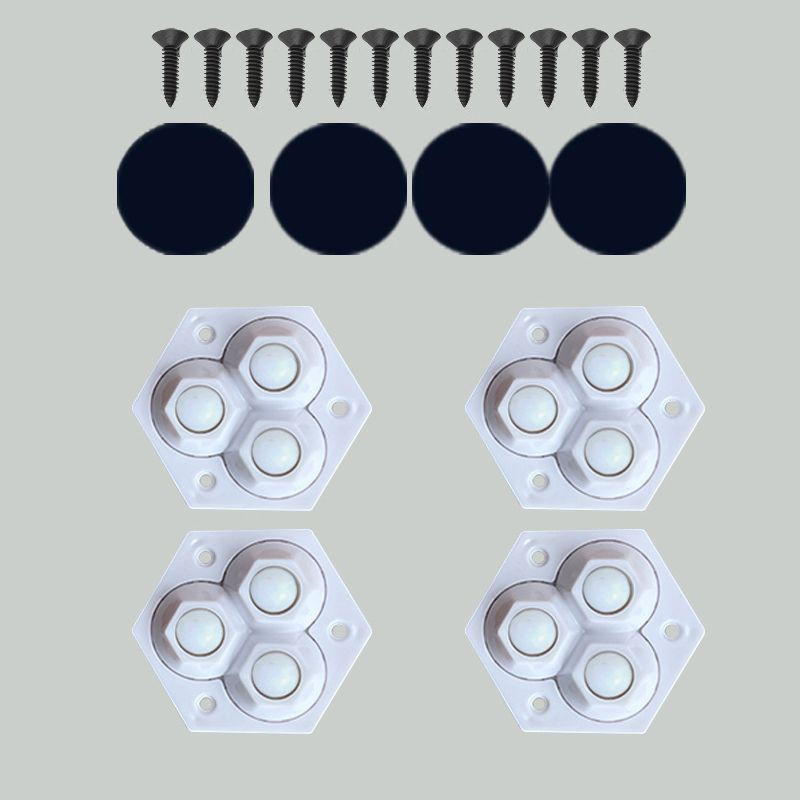 360° besisukantys ratai su trimis ratukais