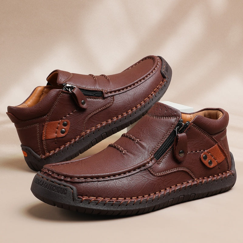 Retro lauko stiliaus vyriški PU batai