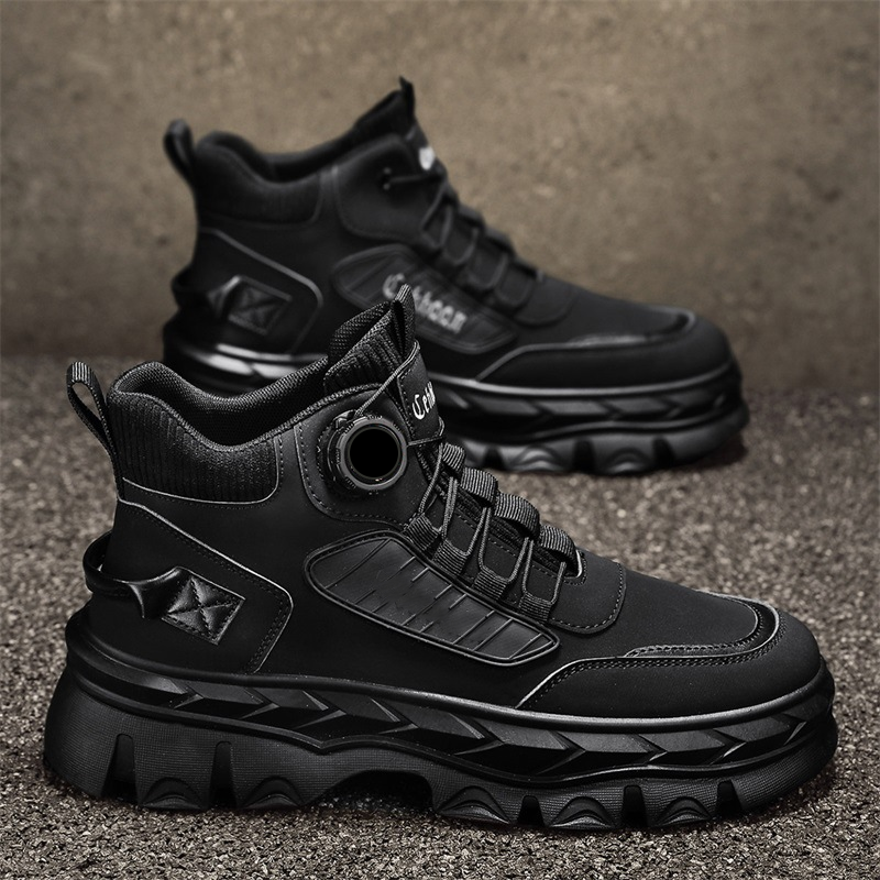 Retro įkvėpti, laisvalaikio stiliaus, masyvūs vyriški aulinukai iki kulkšnių